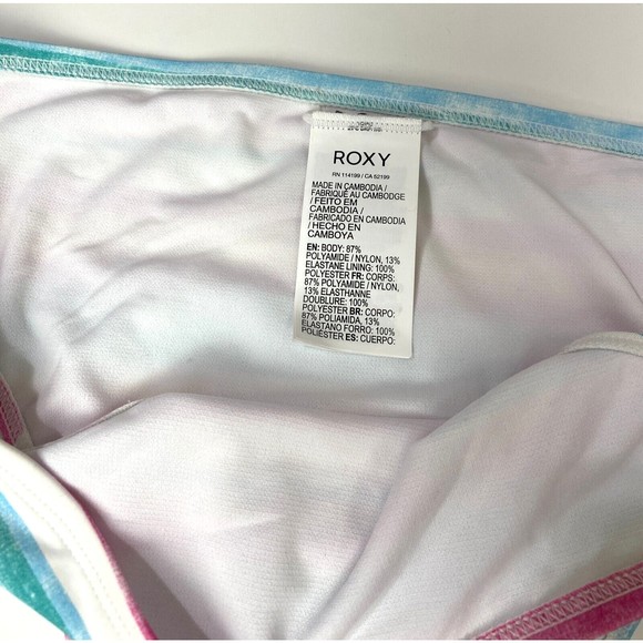 Roxy Juniors Island In The Sun Printed Strappy Bikini Bottoms Size XL NWT - Picture 5 of 5